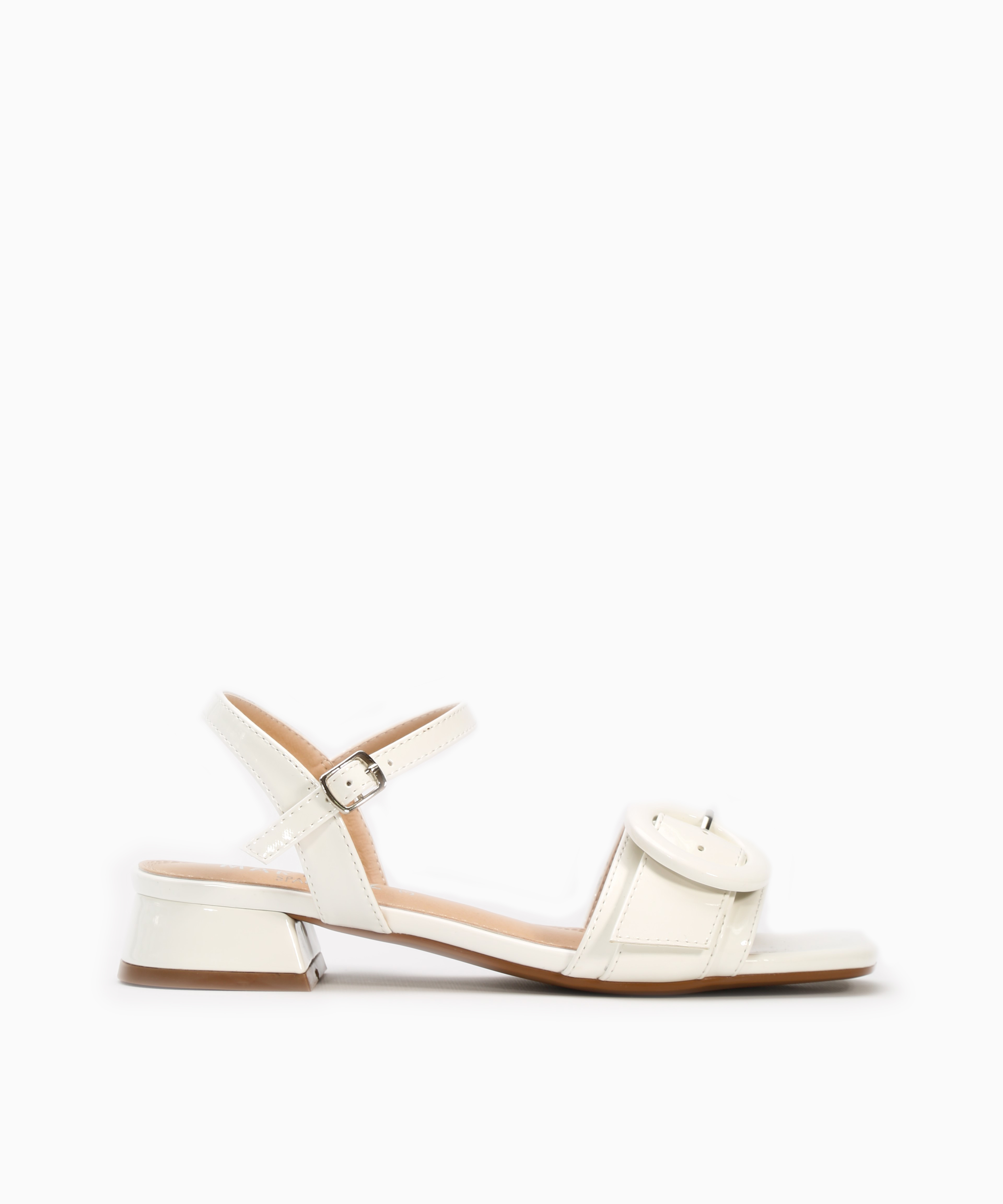 Sand&aacute;lia de salto com adorno e fivela image number null